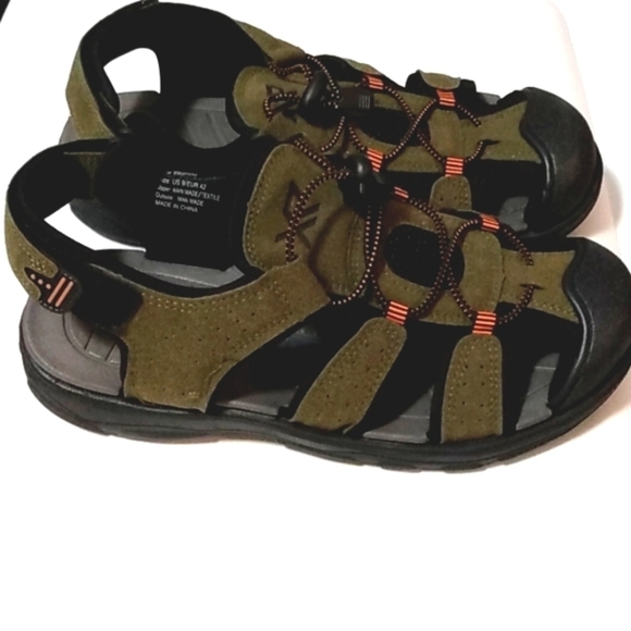 XRAY OLIVE GREEN CUSHIONED CLOSED TOE SANDALS SIZE 9 NWT - Picture 5 of 10